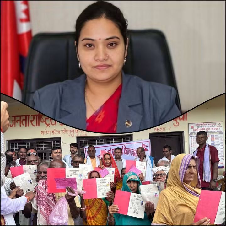 धनुषाका ३८५ परिवारले पाए लालपुर्जा !!
